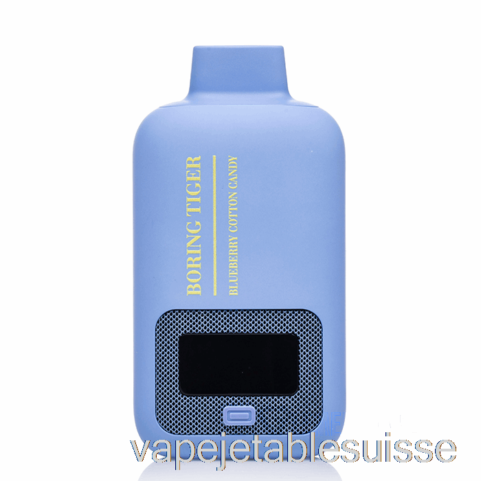 Vape Suisse Luffbar Ennuyeux Tigre 25000 Barbe à Papa Jetable Aux Myrtilles